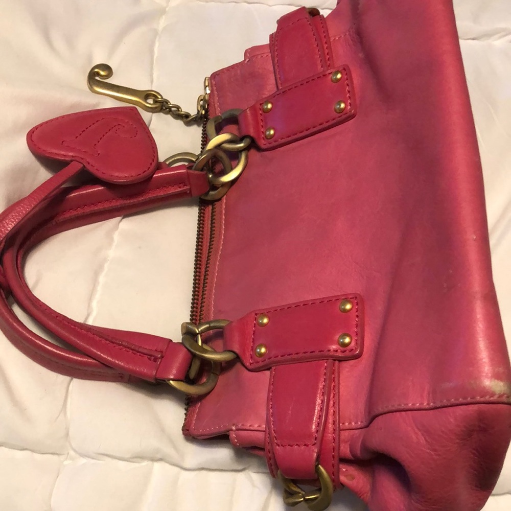 Vintage Juicy pink leather purse